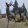 Statue Deer Cast Iron 1,73 m