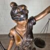 Statue Justitia Bronze 1,60 m - Image 6