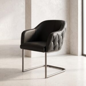 Dining Room Chair Leather Anthracite