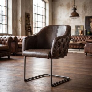 Dining Room Chair Leather Coffee