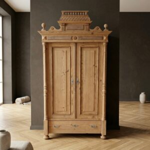 Wardrobe Gründerzeit 1880 Pine
