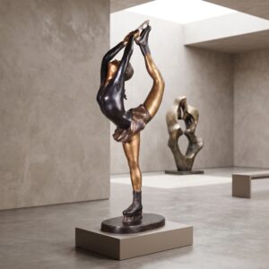 Skater Statue Bronze 1.35 m