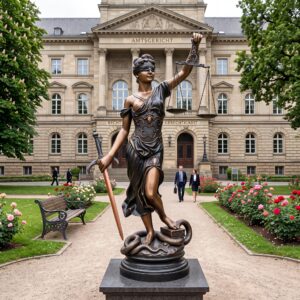 Statue Justitia Bronze 1,60 m