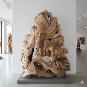 Statue Indian Teak 1,48 m