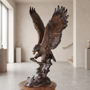 Statue Eagle Bronze 1,06 m