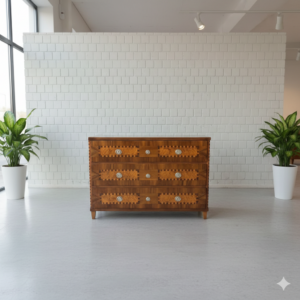 Chest of Drawers Empire 1800 Walnut