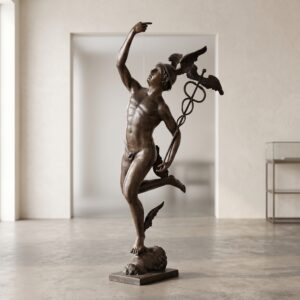 Statue Hermes Bronze 1,60 m
