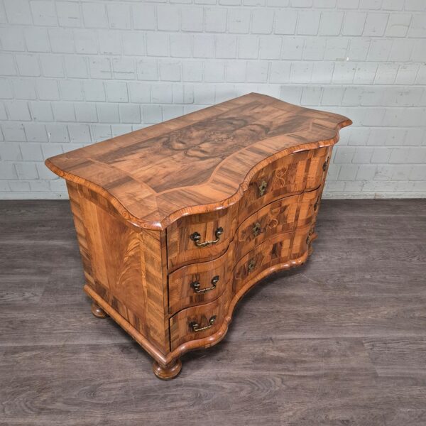 Chest of Drawers Baroque 1780 Walnut - Image 6