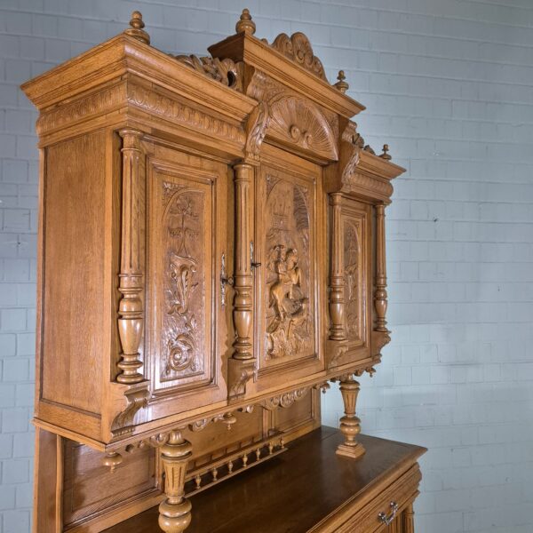 Cabinet Gründerzeit 1880 Oak - Image 4