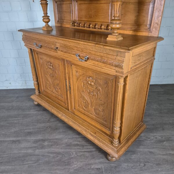 Cabinet Gründerzeit 1880 Oak - Image 8