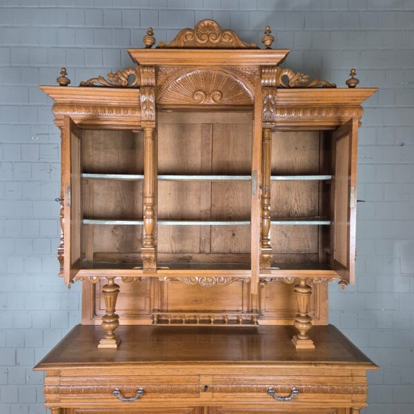 Cabinet Gründerzeit 1880 Oak - Image 17