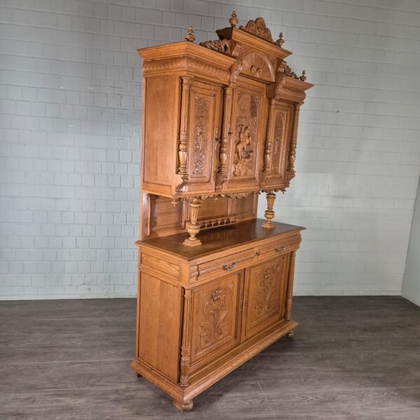 Cabinet Gründerzeit 1880 Oak - Image 3