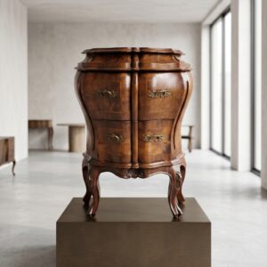 Miniature Chest of Drawers Baroque 1790 Walnut