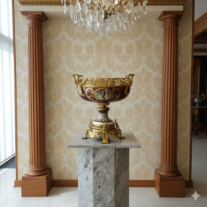 Bowl Porcelain Bronze Ø 0.64 m