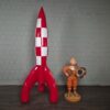 Decoration Tintin + Rocket Plastic 1,80 m