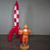 Decoration Tintin + Rocket Plastic 1,80 m - Image 9