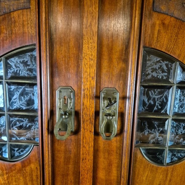 Kitchen Cabinet Jugendstil 1900 Walnut - Image 17