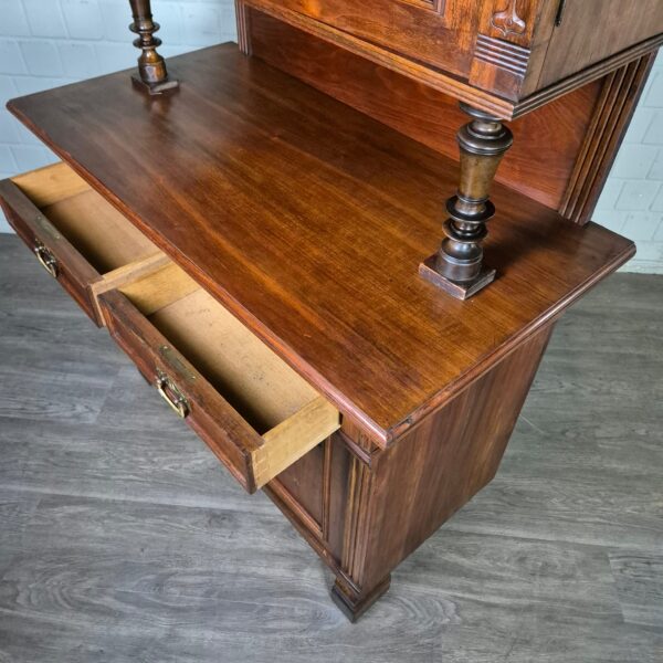 Kitchen Cabinet Jugendstil 1900 Walnut - Image 25