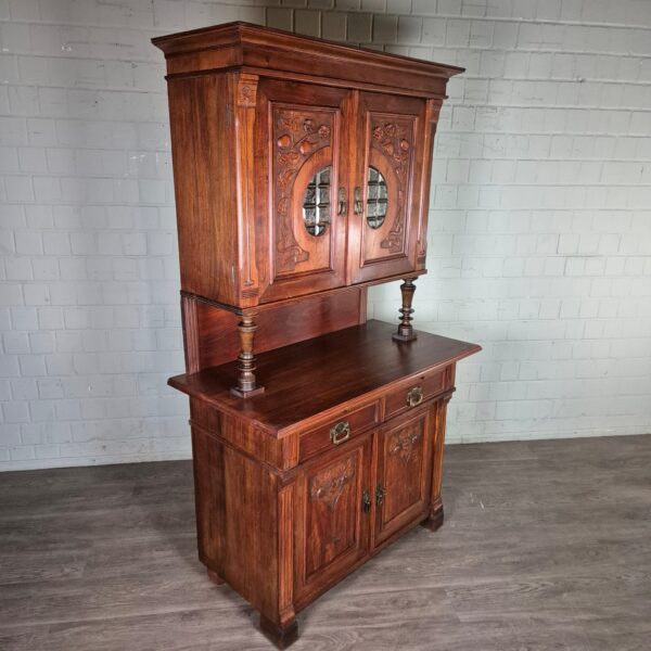 Kitchen Cabinet Jugendstil 1900 Walnut