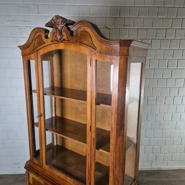 China Cabinet Jugendstil 1910 Walnut - Image 8