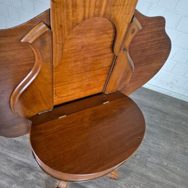 Folding Table Dressing Table Biedermeier 1850 Mahogany - Image 18