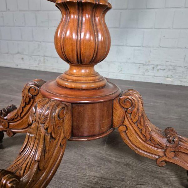 Folding Table Dressing Table Biedermeier 1850 Mahogany - Image 11