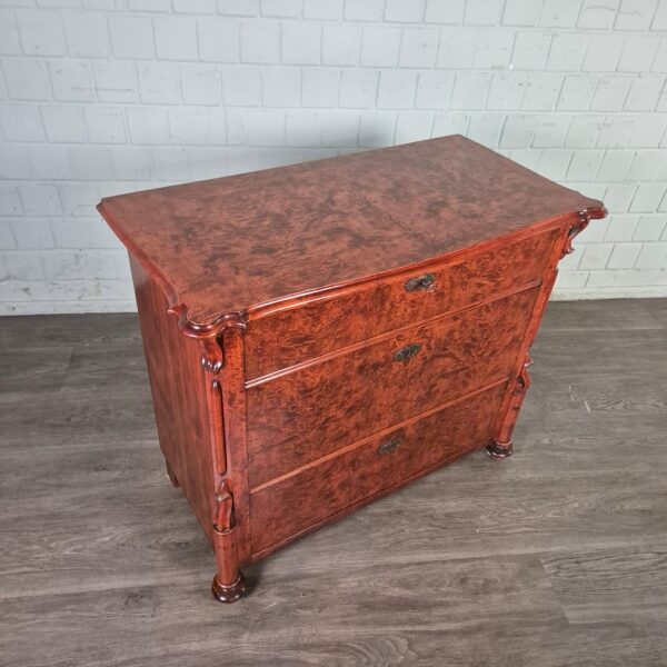 Chest of Drawers Louis Philippe 1870 Birch Wood