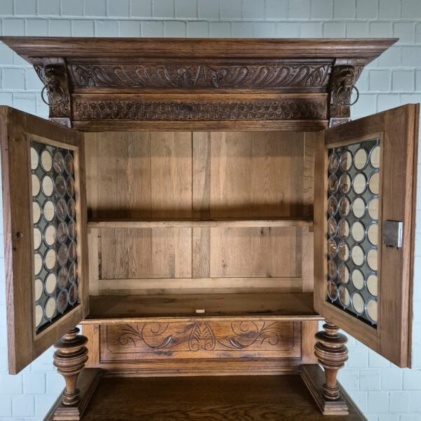 Cabinet Gründerzeit 1880 Oak - Image 18