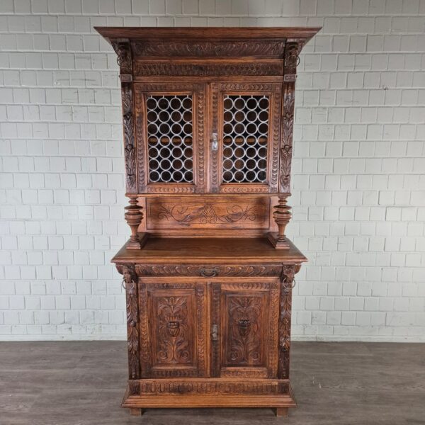 Cabinet Gründerzeit 1880 Oak - Image 2