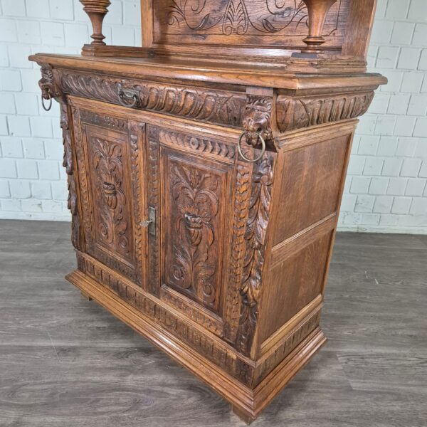 Cabinet Gründerzeit 1880 Oak - Image 14