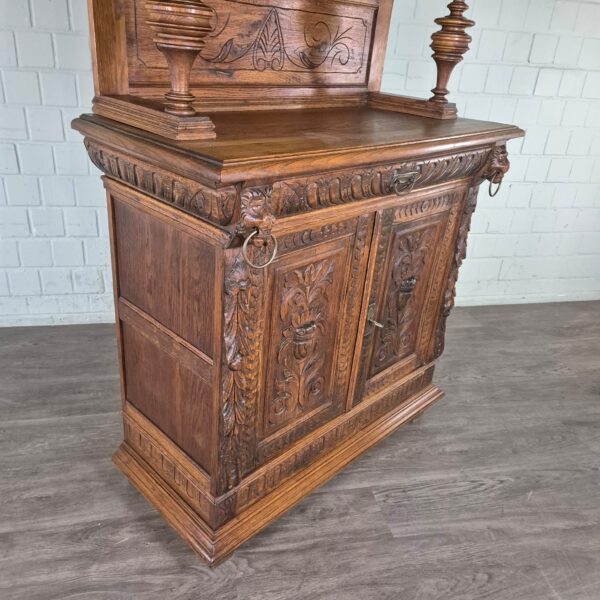 Cabinet Gründerzeit 1880 Oak - Image 6