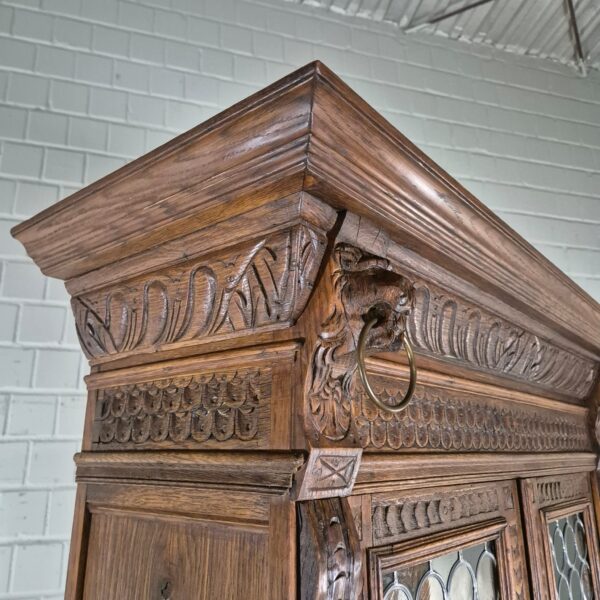 Cabinet Gründerzeit 1880 Oak - Image 5