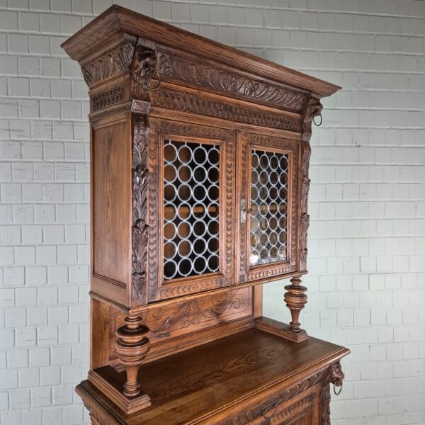 Cabinet Gründerzeit 1880 Oak - Image 4