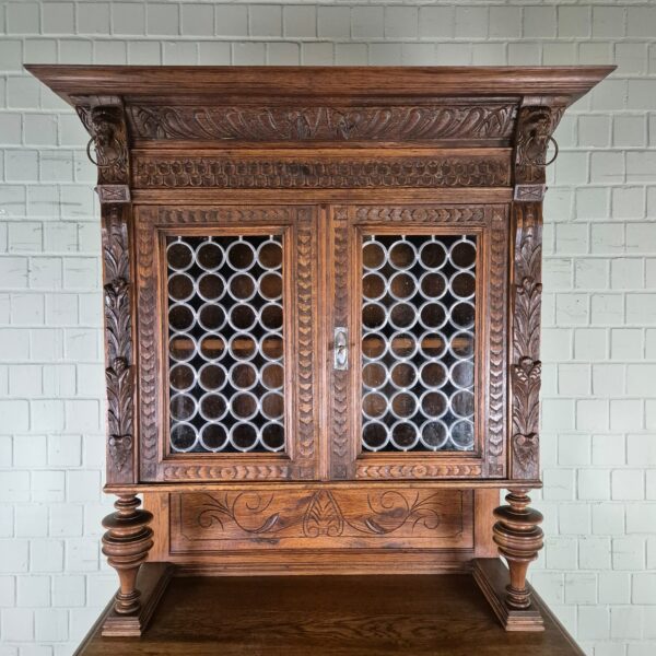 Cabinet Gründerzeit 1880 Oak - Image 16