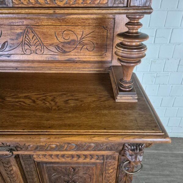 Cabinet Gründerzeit 1880 Oak - Image 13