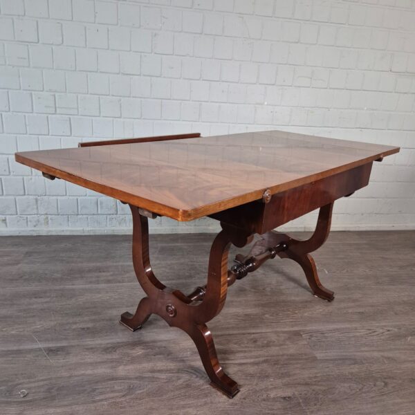 Folding Table Biedermeier 1830 Mahogany - Image 17