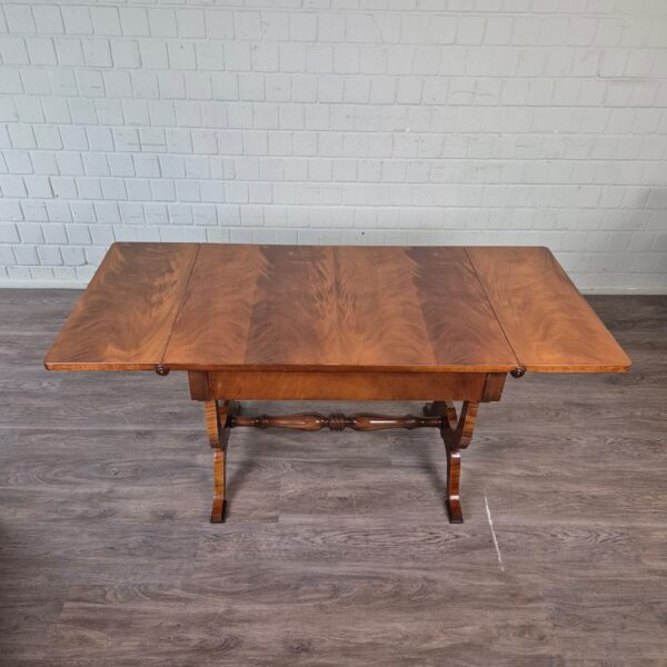 Folding Table Biedermeier 1830 Mahogany - Image 2