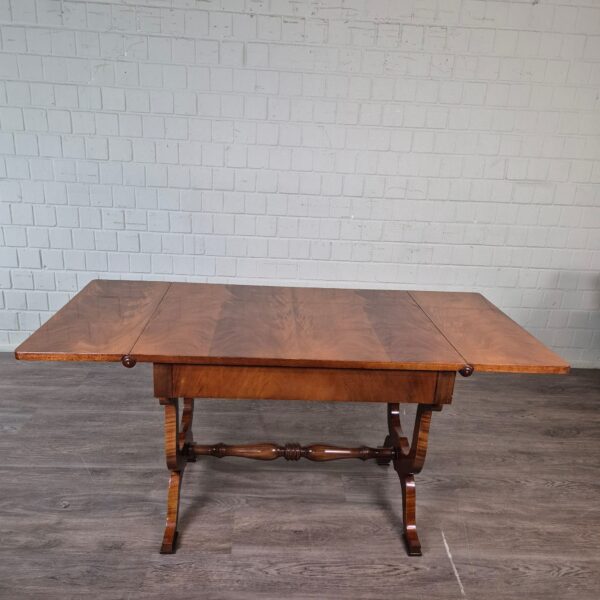 Folding Table Biedermeier 1830 Mahogany - Image 3