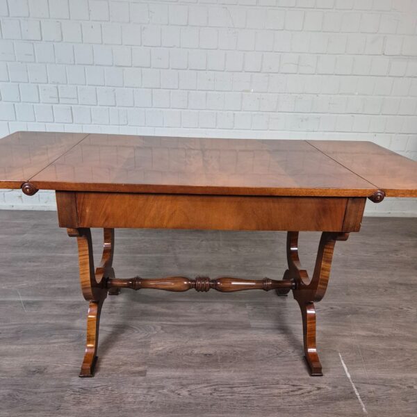 Folding Table Biedermeier 1830 Mahogany - Image 4