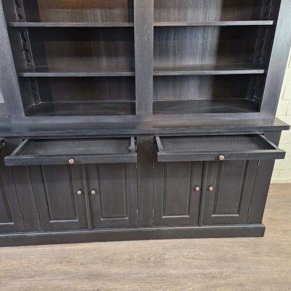 Bookcase Teak Black - Image 11