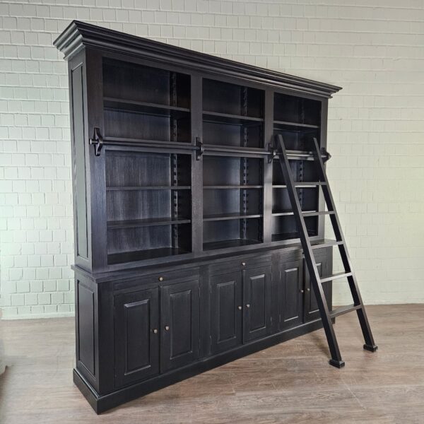 Bookcase Teak Black