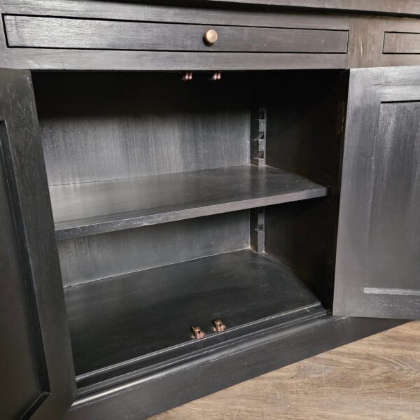 Bookcase Teak Black - Image 13