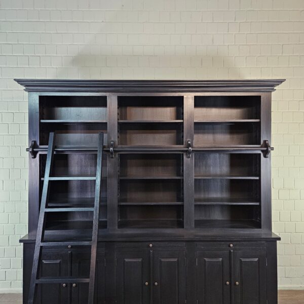 Bookcase Teak Black - Image 3