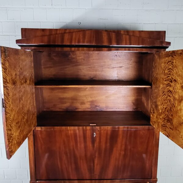 Secretary Biedermeier 1830 Mahogany - Image 15