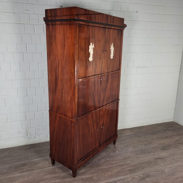 Secretary Biedermeier 1830 Mahogany