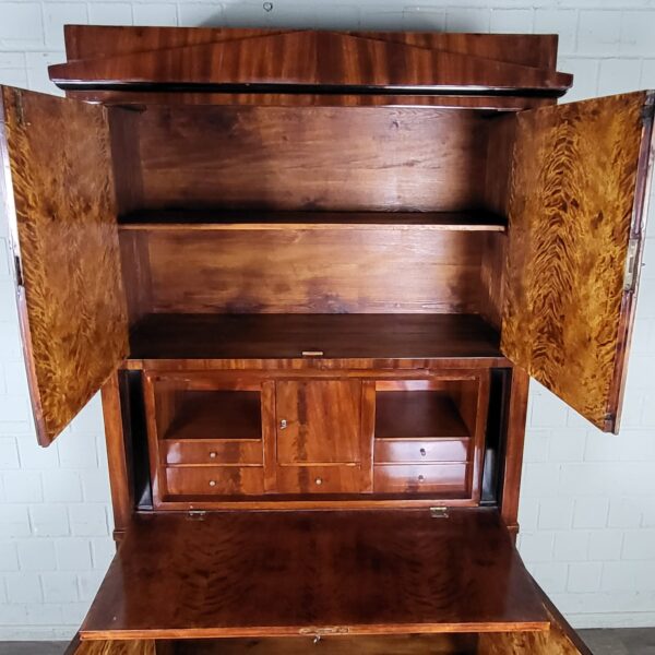 Secretary Biedermeier 1830 Mahogany - Image 16