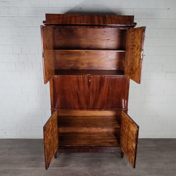 Secretary Biedermeier 1830 Mahogany - Image 18