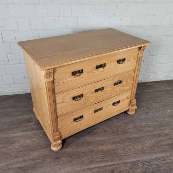 Chest of Drawers Jugendstil 1900 Pine