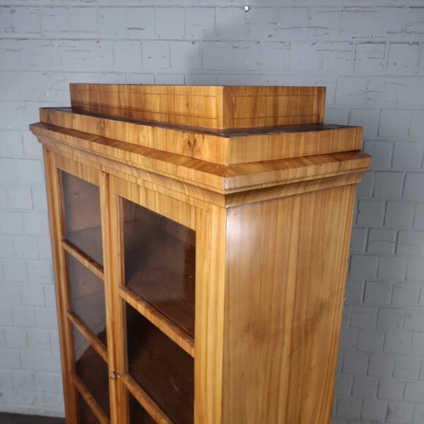 Bookcase Biedermeier 1840 Cherry Wood - Image 6