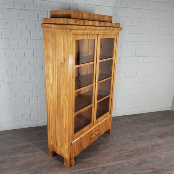 Bookcase Biedermeier 1840 Cherry Wood